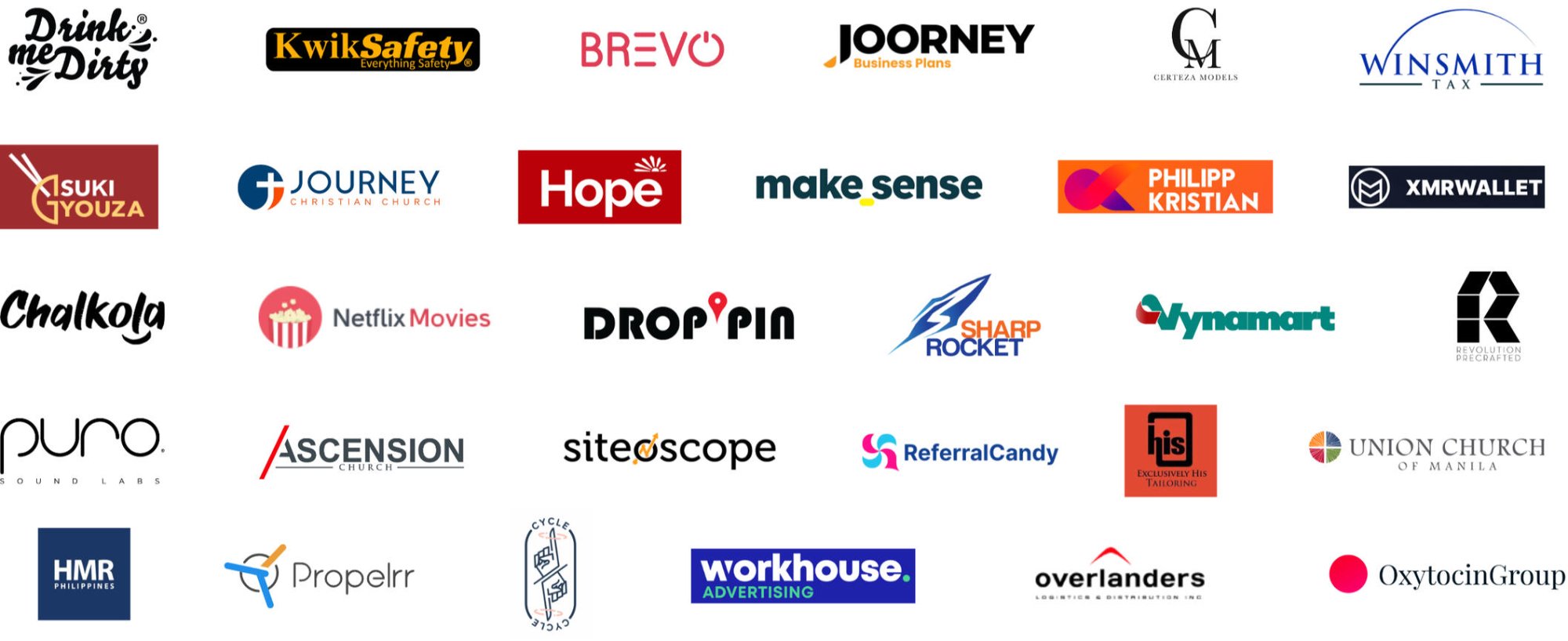 Brands Weslee Trout has worked with